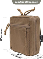 TSPRO Tactical Admin Pouch Compact EDC Utility Gadget Gear Pouches Portable Kit - Image 5