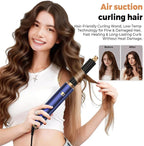 5 in 1 Hair Dryer Brush Set,Professional Negative Ionic Hot Air Styler, Air Curling Wrap Styler,Detachable Blow Dryer Brush With Auto Wrap Curlers,Hair Styling Tools For Straight/Curl/Drying/Smoothing