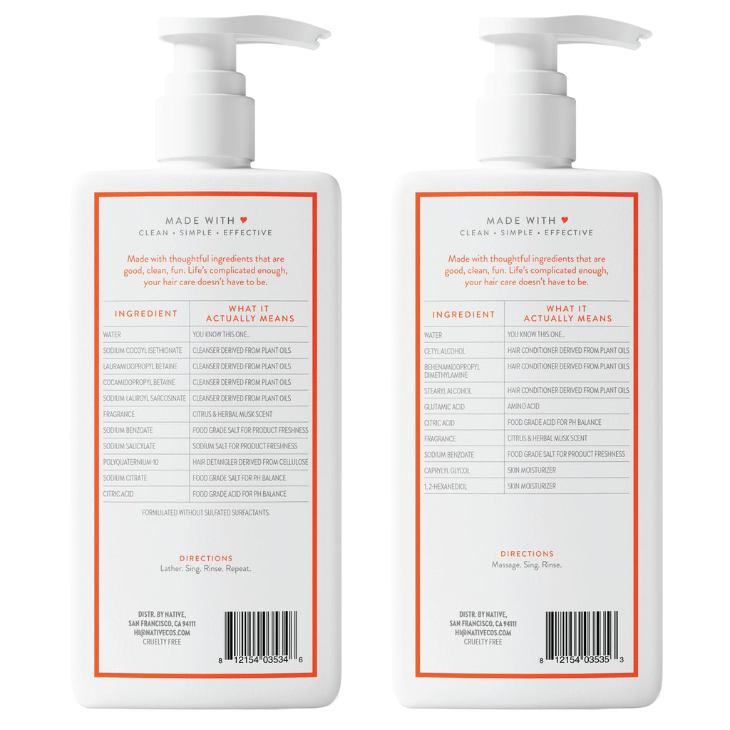 Shampoo and Conditioner contain Naturally Derived Ingredients (8.25 Fl Oz (Pack of 2))