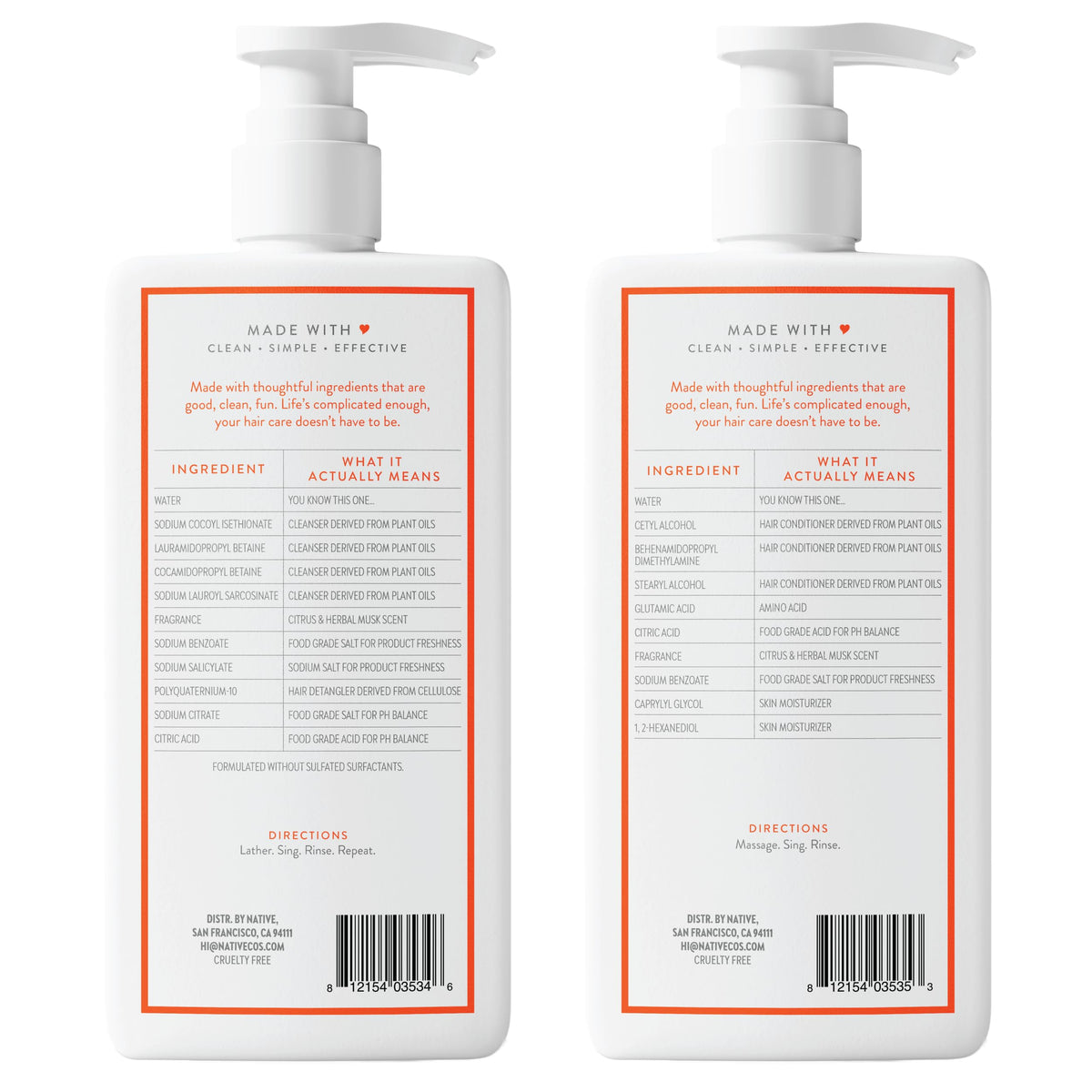 Shampoo and Conditioner contain Naturally Derived Ingredients (8.25 Fl Oz (Pack of 2))