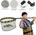 PLUSINNO Floating Fishing Net for Steelhead, Trout Fishing, Rubber Coated - Image 5