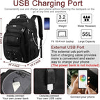 Extra Large Laptop Backpack for Travel, College & Work, TSA Friendly Commuter - Image 2
