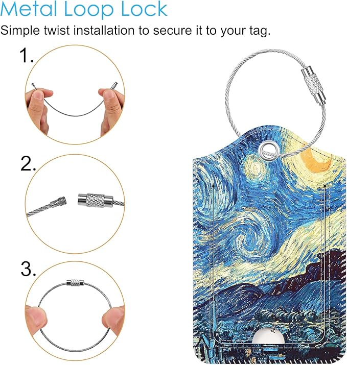 Fintie Luggage Tags, Privacy Cover ID Label - Image 2