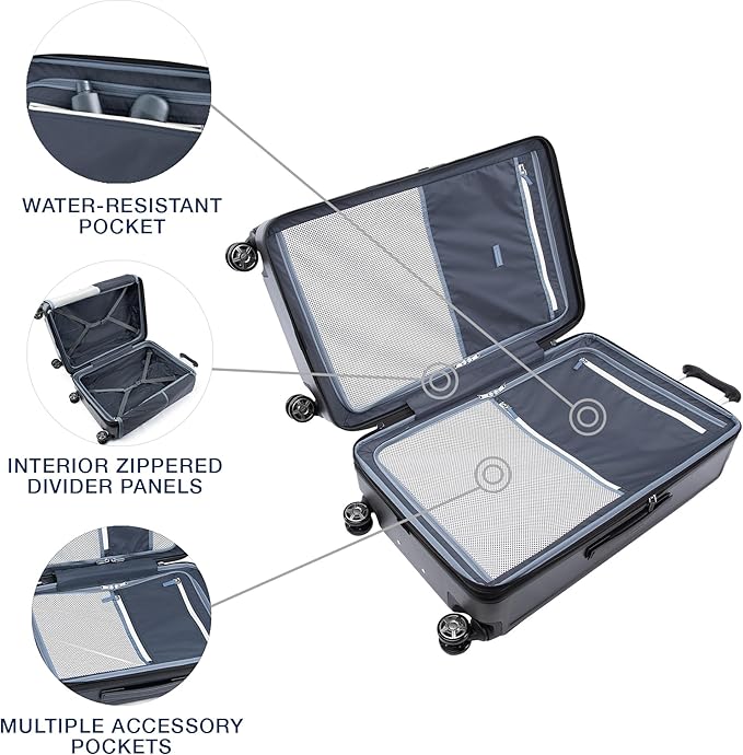 Travelpro Platinum Elite Hardside Expandable Checked Luggage, 8 Wheel Spinner - Image 5