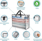 VENO 6 Pack Heavy Duty Moving Bags, Storage Bags, Packing Supplies, Top Zipper - Image 7