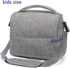 FlowFly Double Decker Cooler Insulated Lunch Bag Large Tote - Image 7