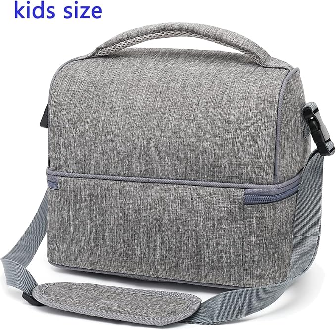 FlowFly Double Decker Cooler Insulated Lunch Bag Large Tote - Image 7