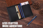 STAR VISTA Albatross Leather Travel Passport Holder, Minimalist Design - Image 6