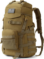 50L Tactical Backpack for Men and Women, Water-Resistant Molle Rucksack by AUMENTAR