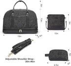 Weekender Bag for Women Canvas Overnight Bag Large Travel Tote Bag Carry on - Image 7