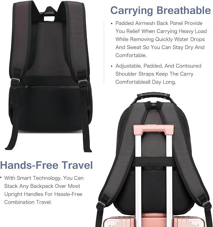 Boavan Laptop Backpack for men, 15.6 inch Laptop Bag - Image 3