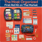 KeepGoing Travel First Aid Kit for Kids – 130 Pc. for Car, Diaper Bag & Backpack - Image 3