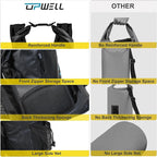 UPWELL 30L Waterproof Dry Bag Boating Backpack - Image 5