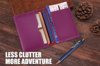 STAR VISTA Albatross Leather Travel Passport Holder, Minimalist Design - Image 6