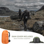 Loowoko 50L Hiking Backpack, Waterproof Camping Essentials Bag - Image 6