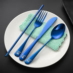 Boulder Bee | Travel Utensils Set | Reusable Camping Cutlery Set | Stainless - Image 3
