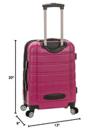 Melbourne Hardside Expandable Spinner Wheel Luggage (Magenta / Carry-On 20")