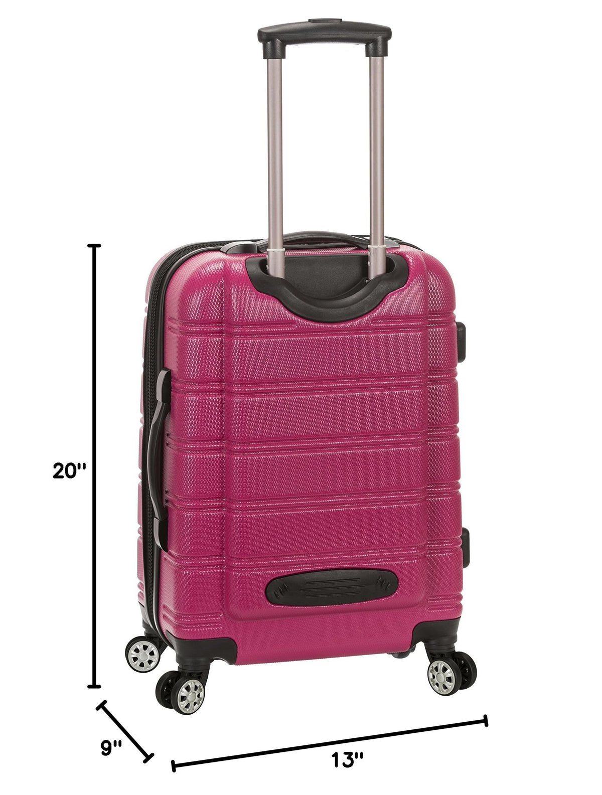 Melbourne Hardside Expandable Spinner Wheel Luggage (Magenta / Carry-On 20")