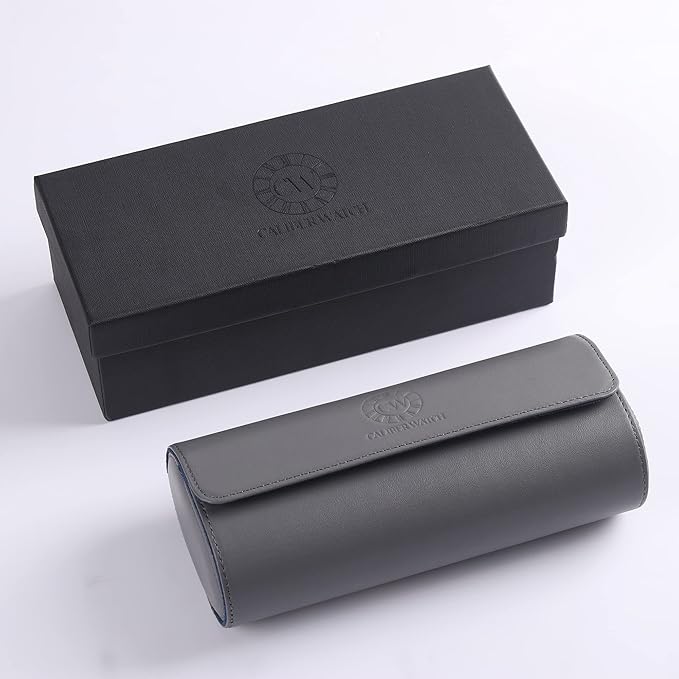 Genuine Napa Leather Watch Roll Travel Case - Image 5