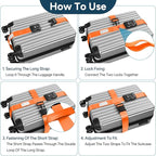 Travel Inspira Luggage Straps for Suitcases Travel Belt for Luggage TSA - Image 3