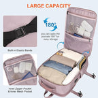 PIJUSHI Travel Backpack for Women Expandable Carry on Luggage Backpack Airline - Image 3