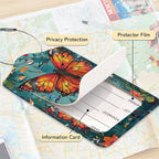 3 Pack Vintage Butterfly Wildflower Luggage Tags - Image 4