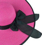 DRESHOW Beach Hats for Women Big Straw Wide Brim Summer Hat Floppy Foldable - Image 5