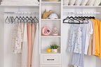 Quality Hangers 160 Pack Slim Plastic Hangers - Image 2