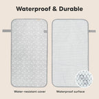 KeaBabies Portable Diaper Changing Pad, Easy Wipe Clean - Image 4