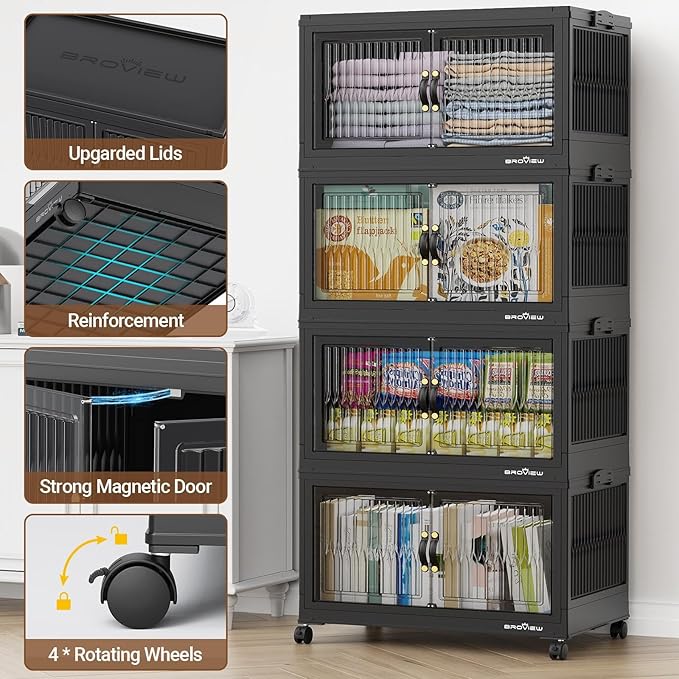 BROVIEW 480Qt Stackable Storage Bins - Image 5