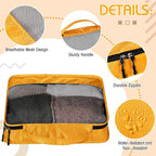 5 Pcs Packing Cubes for Suitcase Large Travel Cubes Carry on Luggage Organizer - Image 3