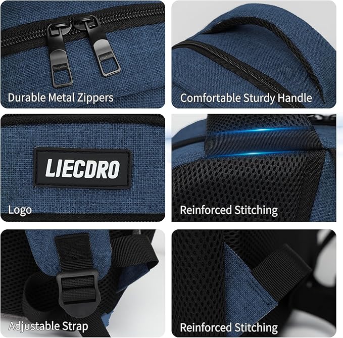 Blue Backpack for Men Women, Backpack for School, School Backpacks for Boys - Image 3