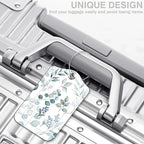 2 Pcs Green Eucalyptus Leaves Luggage Tags - Image 5