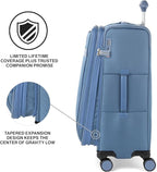 Travelpro VersaPack+ Lightweight Softside Expandable Checked Luggage, 8 Spinner - Image 6