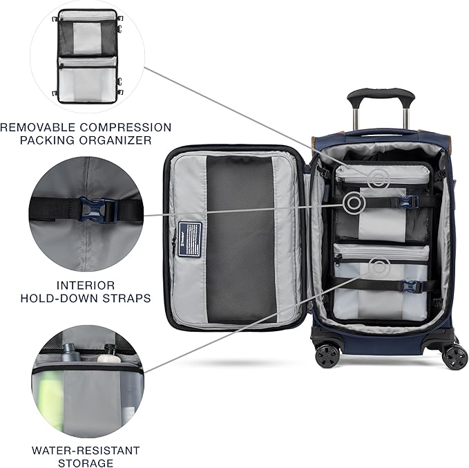 Travelpro Crew Classic Lightweight Softside Expandable Carry on Luggage - Image 5