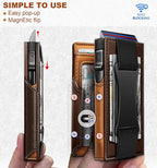BULLIANT Men Wallet Gift Boxed, Slim Front Pocket Wallet Money Clip Card Holder - Image 3