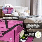 Bago Foldable Duffel Bags for Traveling Women & Men - 60L Medium Packable - Image 4