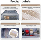 BOYATU Makeup Bag Travel Cosmetic Bag: 3 Pcs Set Portable Make up Bags - Image 4