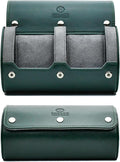 2 Watch Travel Case for Men- Watch Roll Holder and Display by MirageLuxuryTravel