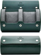 2 Watch Travel Case for Men- Watch Roll Holder and Display by MirageLuxuryTravel