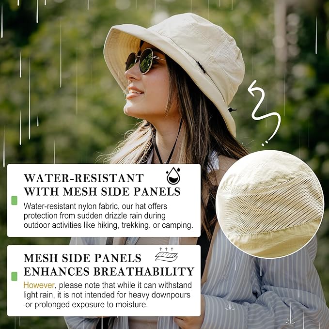 TOP-EX XL/XXL Women’s Wide Brim Bucket Sun Hat - Image 5