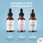 Eva Naturals Azelaic Acid Skincare Serum for Face – Facial Care with Niacinamide & Hyaluronic Acid Formula for Redness Soothing, Acne Breakouts, Uneven Skin Texture, Fragrance Free (1 Fl Oz)