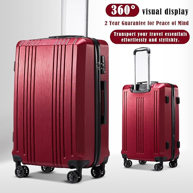 Coolife Luggage Suitcase PC+ABS - Image 2