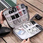SELLYFELLY Travel Electronics Organizer Portable Cable Organizer Bag - Image 2