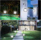 UBright Solar Lantern Lights Outdoor Waterproof Metal Hanging Solar Lights - Image 7
