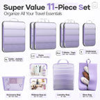 Veken 11 Set Compression Packing Cubes - Image 2