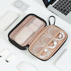 NISHEL Travel Cord Organizer Case, Double Layers Tech Electronic Bag, Essentials - Image 7