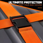 Eccliy 12 Pack Luggage Straps Suitcase Belts Wide Adjustable Packing Straps - Image 5
