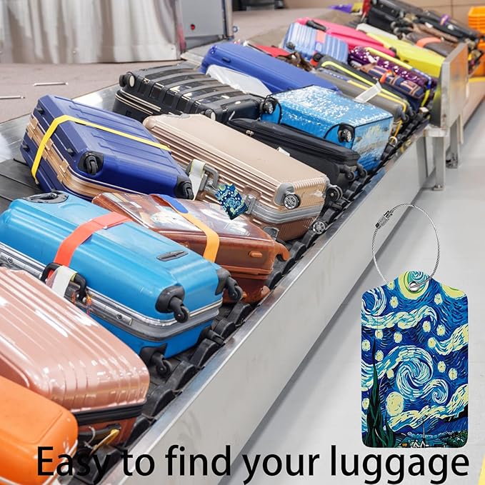 The Starry Night 2 Pack Luggage Tag - Image 5