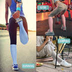 LEVSOX Compression Socks for Pregnant Women 20-30 mmHg Knee High Cute Funny - Image 7